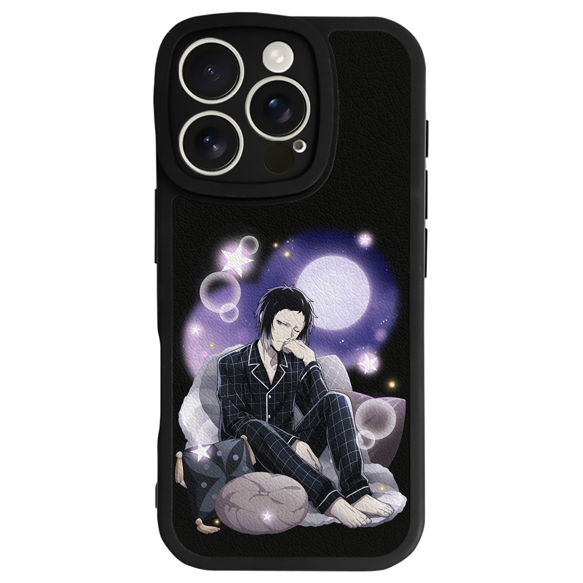 （画像用） 文豪ストレイドッグス Bungo Stray Dogs 【iPhone 16シリーズ対応】シリコンスマホケース（レザー調） 材質：シリコン
